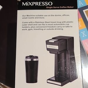 Mixpresso Single Serve Coffee Maker - Black